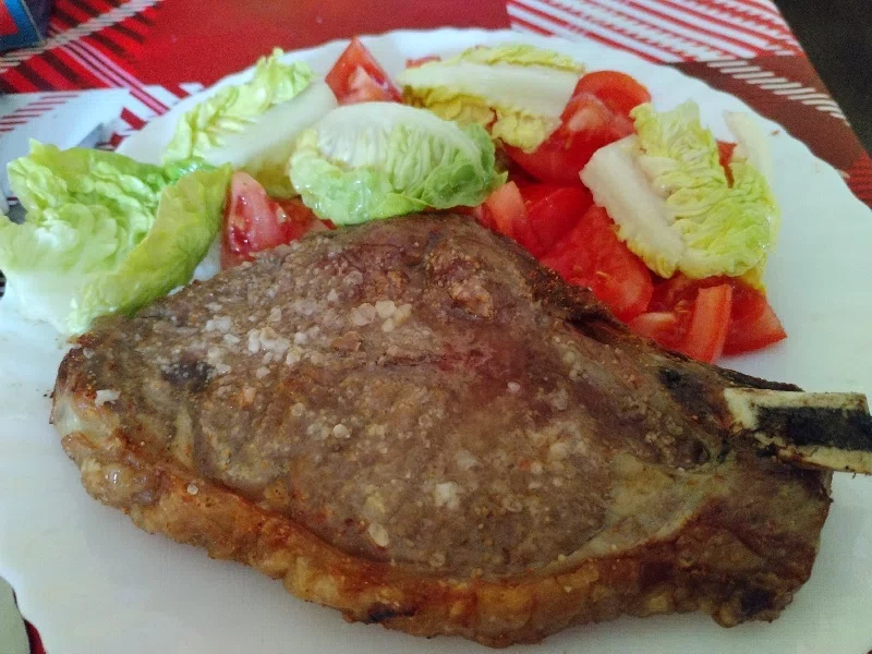 Air Fryer T-Bone Steak