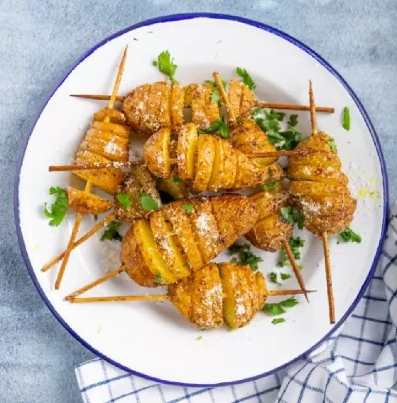 Spiral potatoes for air fryer