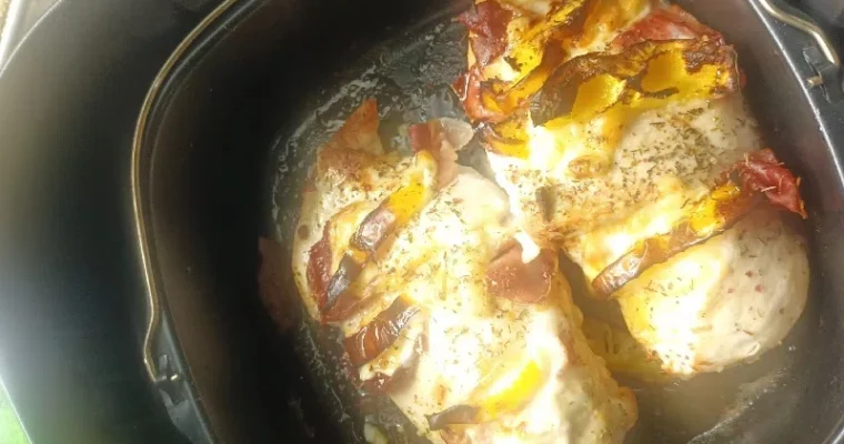 Pechugas rellenas for air fryer