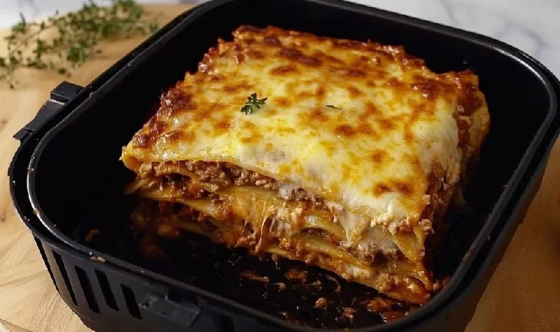 Air Fryer Classic Beef Lasagna